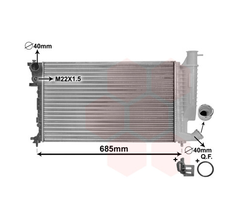 Radiateur, refroidissement du moteur *** IR PLUS ***