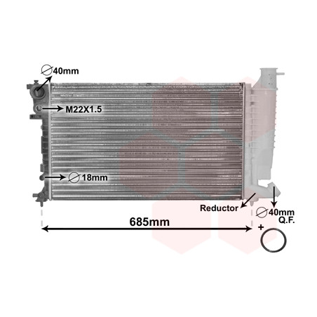 Radiateur, refroidissement du moteur *** IR PLUS ***