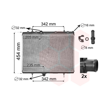 Radiateur, refroidissement du moteur *** IR PLUS ***