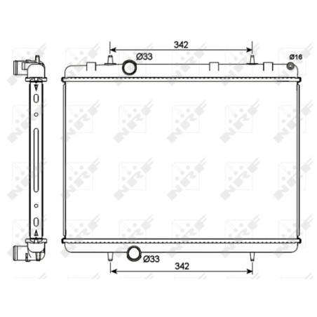 Radiateur, refroidissement du moteur EASY FIT