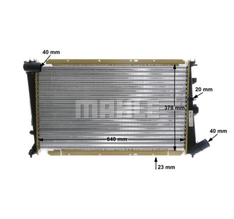 Radiateur, refroidissement du moteur BEHR