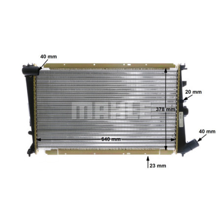 Radiateur, refroidissement du moteur BEHR