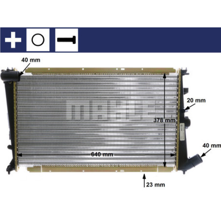 Radiateur, refroidissement du moteur BEHR