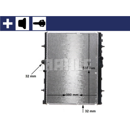 Radiateur, refroidissement du moteur BEHR