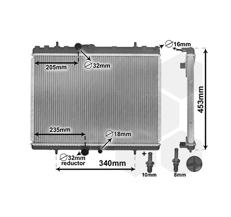 Radiateur, refroidissement du moteur *** IR PLUS ***