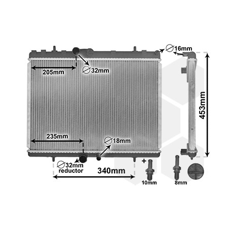 Radiateur, refroidissement du moteur *** IR PLUS ***