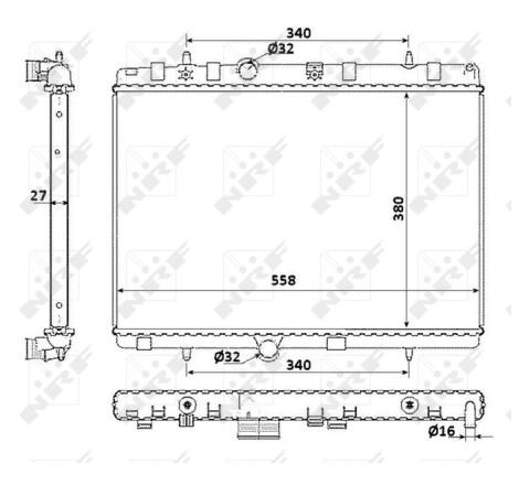 Radiateur, refroidissement du moteur EASY FIT