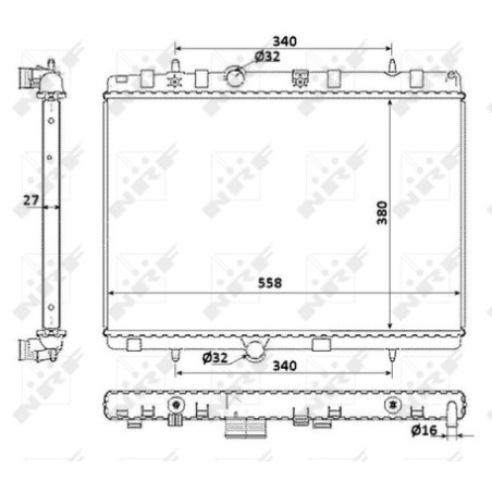 Radiateur, refroidissement du moteur EASY FIT