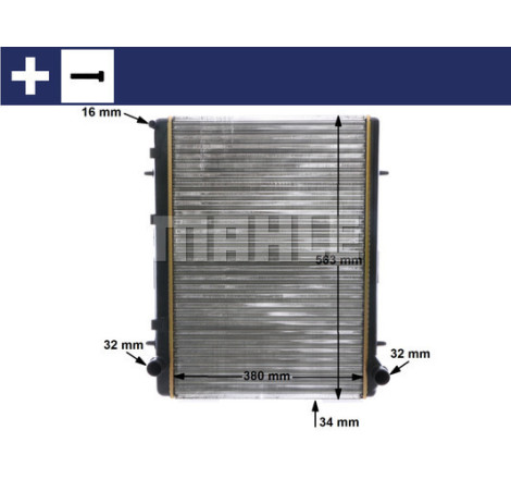 Radiateur, refroidissement du moteur BEHR