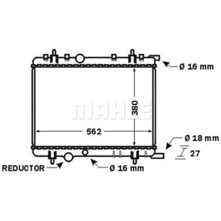 Radiateur, refroidissement du moteur BEHR