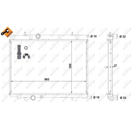 Radiateur, refroidissement du moteur EASY FIT