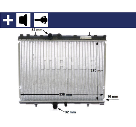 Radiateur, refroidissement du moteur BEHR