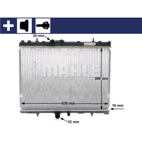 Radiateur, refroidissement du moteur BEHR