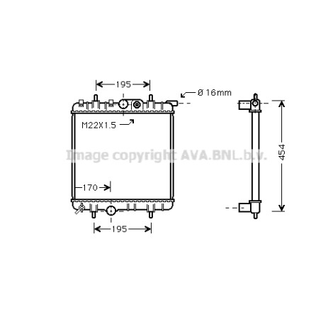 Radiateur, refroidissement du moteur