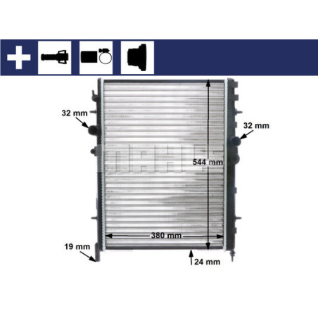 Radiateur, refroidissement du moteur BEHR