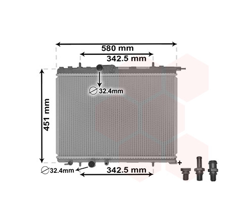 Radiateur, refroidissement du moteur *** IR PLUS ***