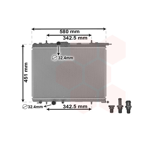 Radiateur, refroidissement du moteur *** IR PLUS ***