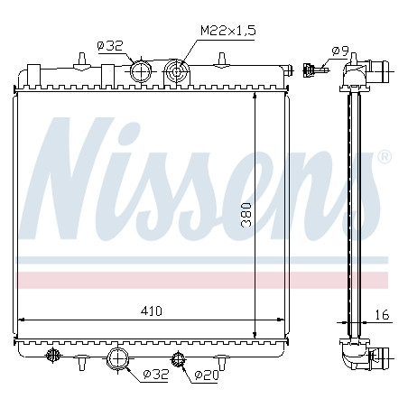 Radiateur, refroidissement du moteur