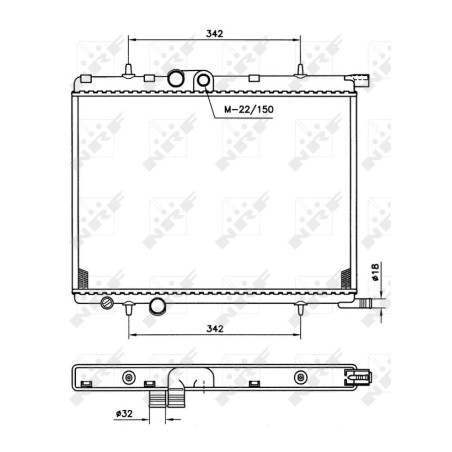 Radiateur, refroidissement du moteur EASY FIT