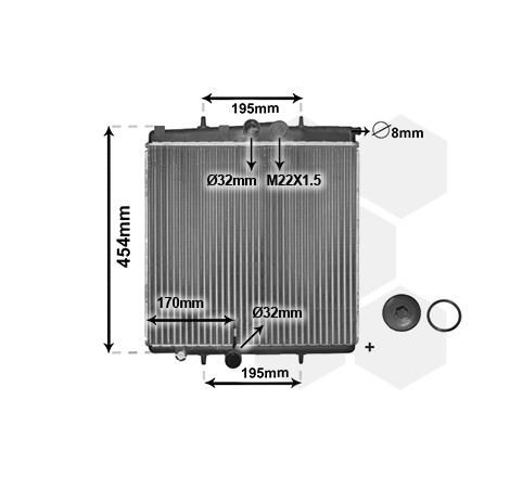 Radiateur, refroidissement du moteur *** IR PLUS ***