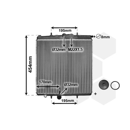 Radiateur, refroidissement du moteur *** IR PLUS ***