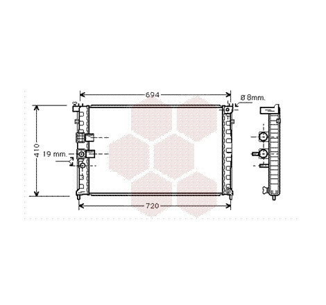 Radiateur, refroidissement du moteur