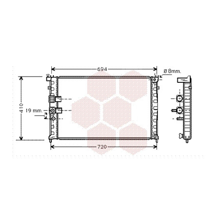 Radiateur, refroidissement du moteur