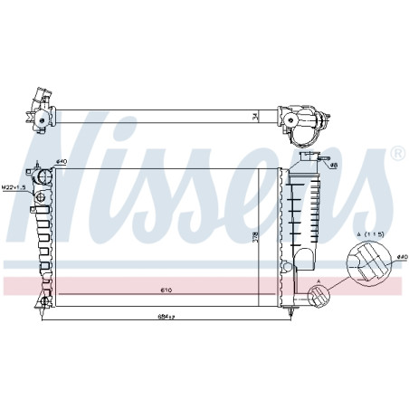 Radiateur, refroidissement du moteur