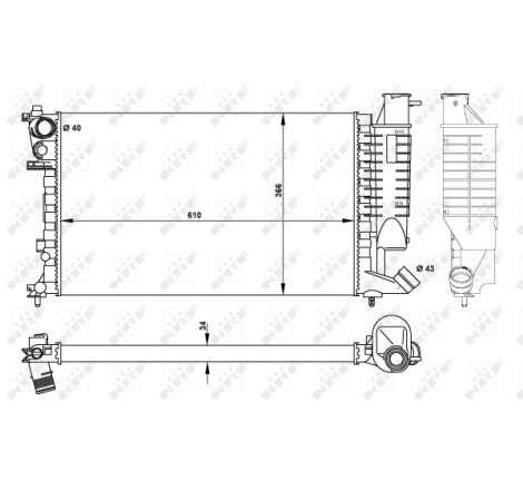 Radiateur, refroidissement du moteur