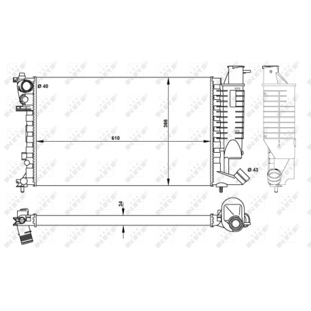 Radiateur, refroidissement du moteur