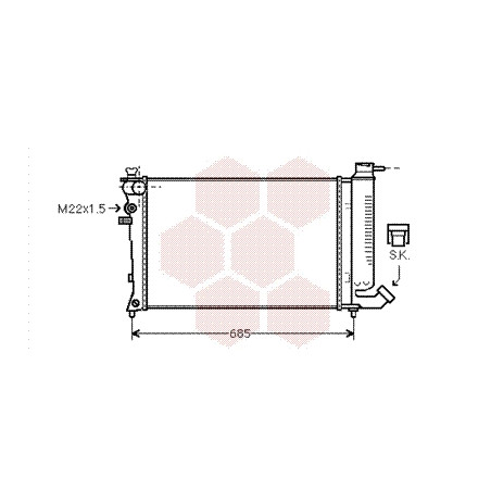 Radiateur, refroidissement du moteur