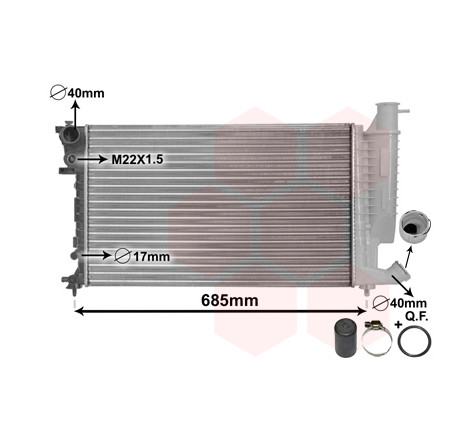 Radiateur, refroidissement du moteur *** IR PLUS ***