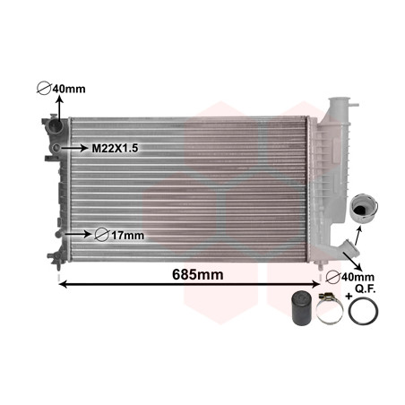 Radiateur, refroidissement du moteur *** IR PLUS ***