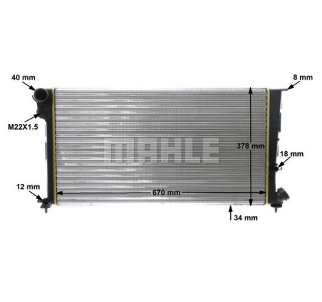 Radiateur, refroidissement du moteur BEHR