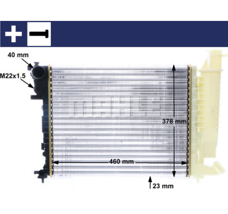 Radiateur, refroidissement du moteur BEHR