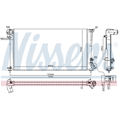 Radiateur, refroidissement du moteur ** FIRST FIT **