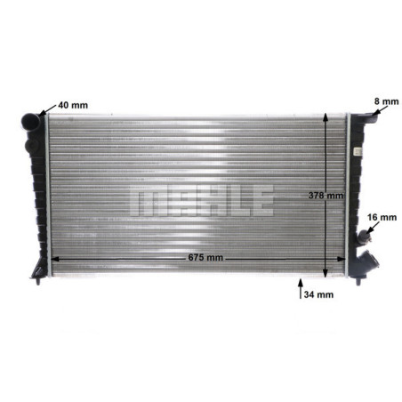 Radiateur, refroidissement du moteur BEHR