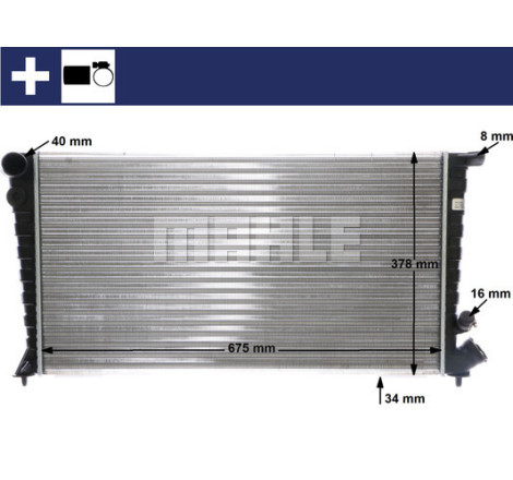 Radiateur, refroidissement du moteur BEHR