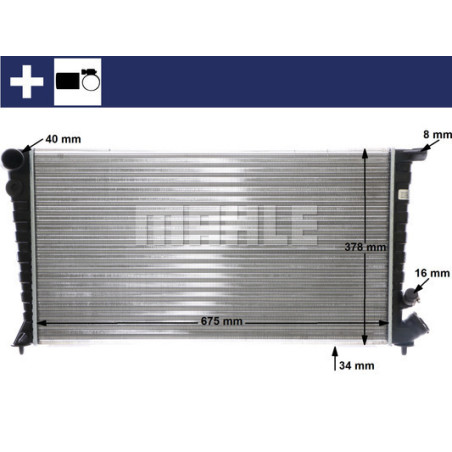 Radiateur, refroidissement du moteur BEHR