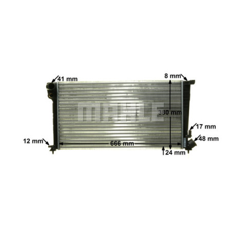 Radiateur, refroidissement du moteur BEHR *** PREMIUM LINE ***