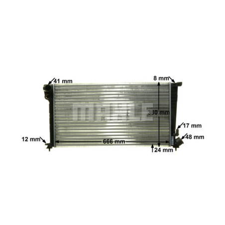 Radiateur, refroidissement du moteur BEHR *** PREMIUM LINE ***