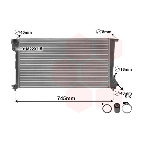 Radiateur, refroidissement du moteur *** IR PLUS ***