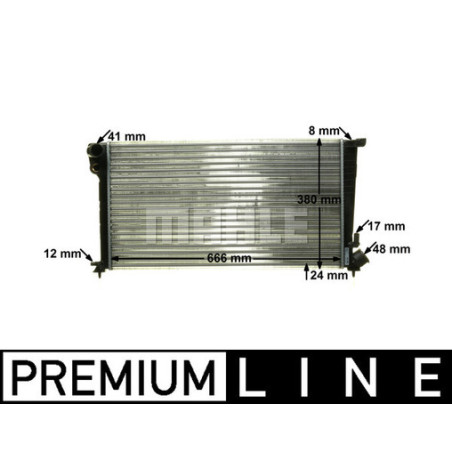 Radiateur, refroidissement du moteur BEHR *** PREMIUM LINE ***