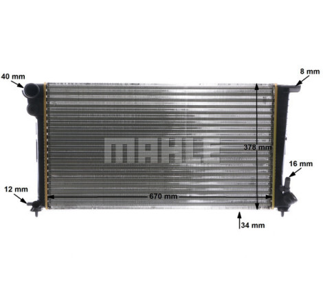 Radiateur, refroidissement du moteur BEHR