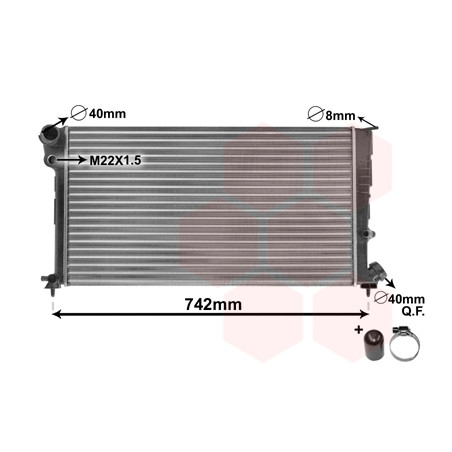 Radiateur, refroidissement du moteur *** IR PLUS ***