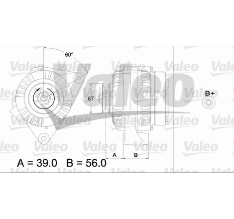 Alternateur VALEO RE-GEN REMANUFACTURED