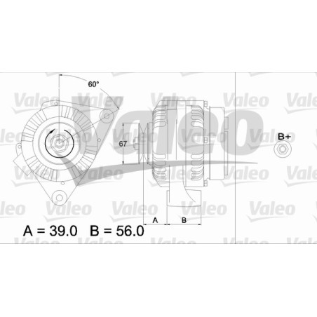 Alternateur VALEO RE-GEN REMANUFACTURED