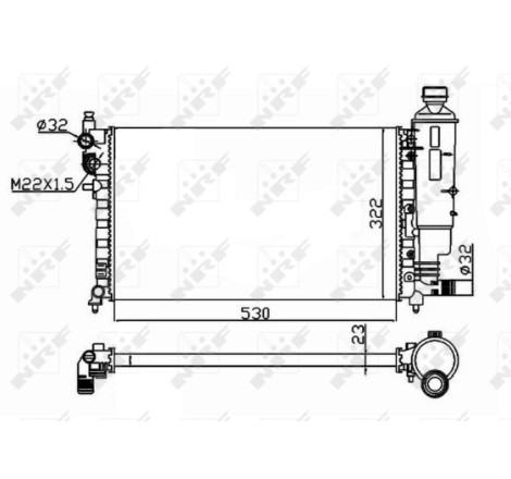 Radiateur, refroidissement du moteur