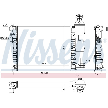 Radiateur, refroidissement du moteur ** FIRST FIT **