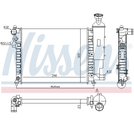 Radiateur, refroidissement du moteur ** FIRST FIT **